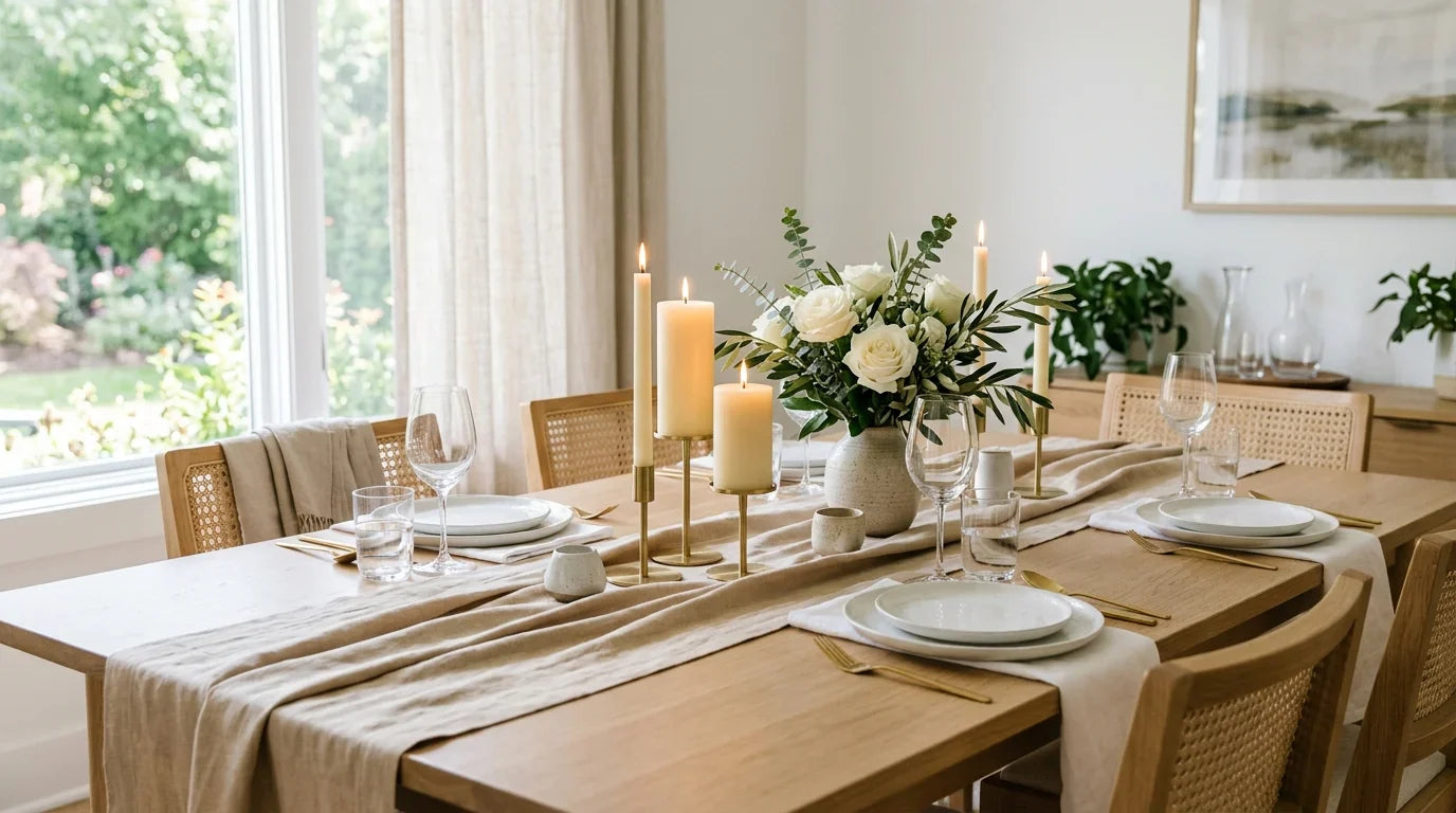 Kumperi Table Runners Guide | Styling, Sizing & Material Selection