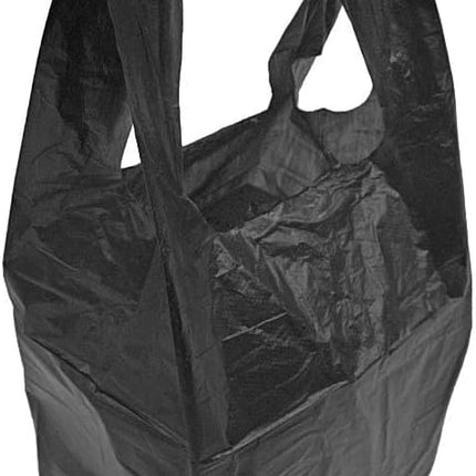 My Choice S2 Black Super Strong Hi-Tensile Vest Carriers 8x13x18" Pack of 100 Shopping Bags | Kumperi
