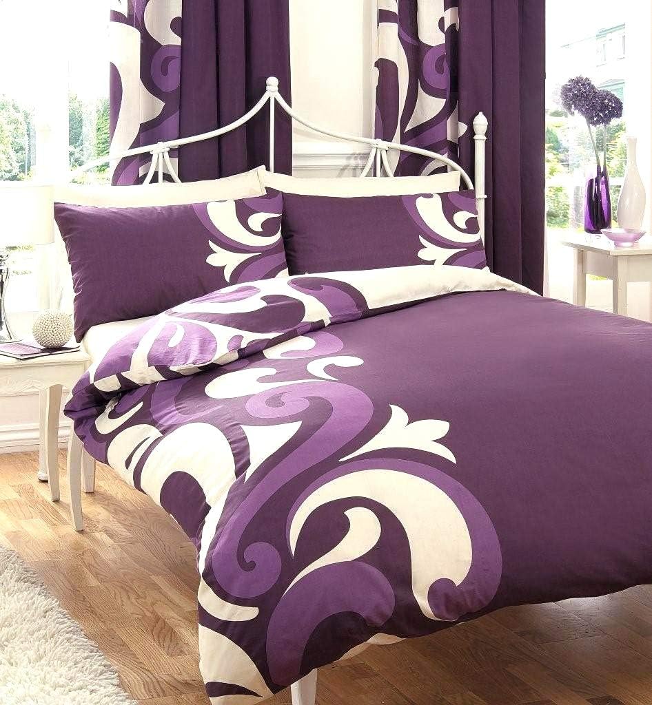Gaveno Cavailia Grandeur King Duvet Cover Set | Berry Purple Baroque | Kumperi