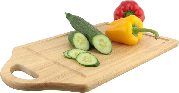 Apollo Large Hevea Wood Chopping Board - 45 x 28 x 2 cm - Kumperi