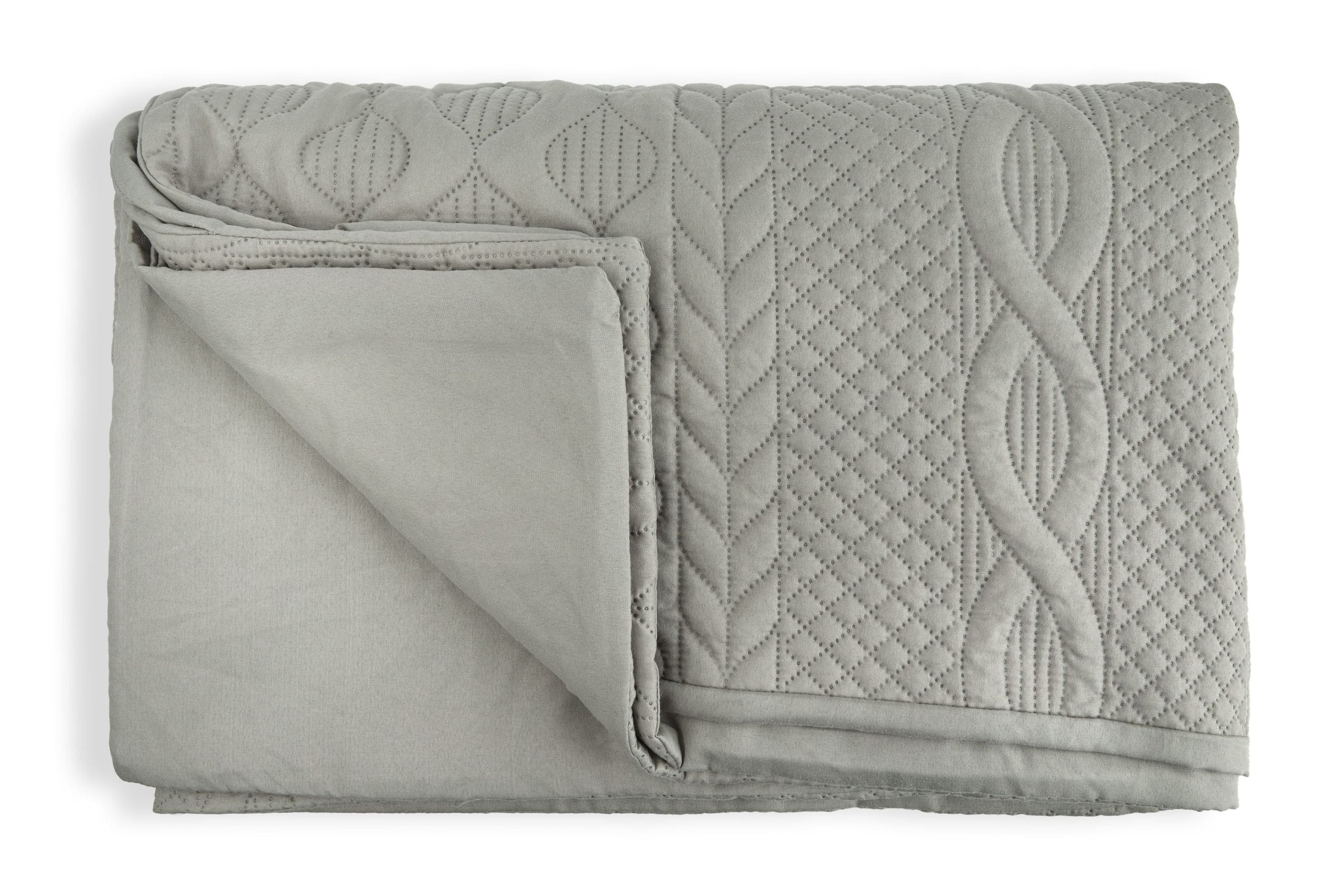Aran Luxury Quilted Duvet Cover Set | Silver | King & Double | Kumperi