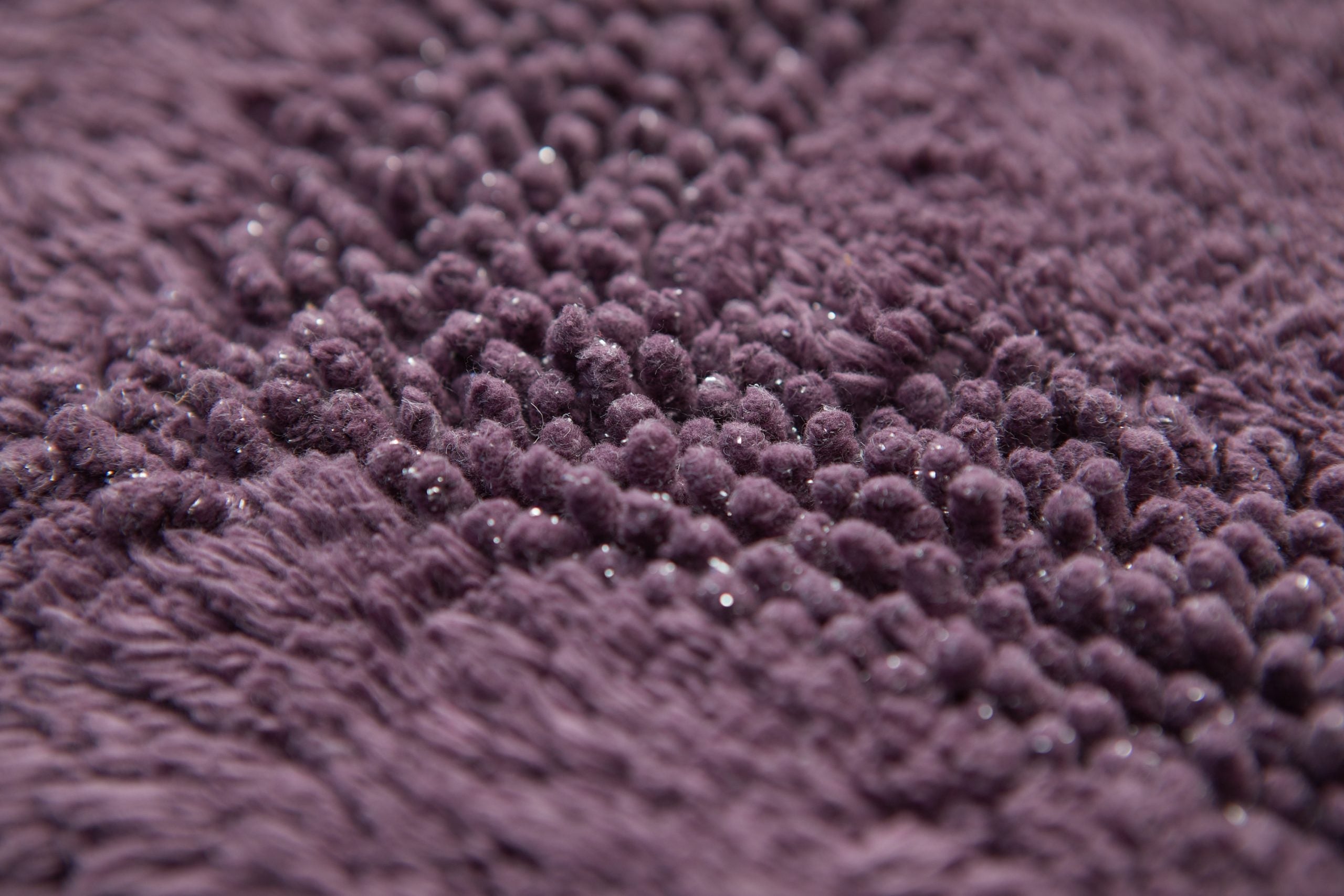 Brillare Bath Mat and Pedestal Set Aubergine | Kumperi | 2 Piece | 100% Cotton 