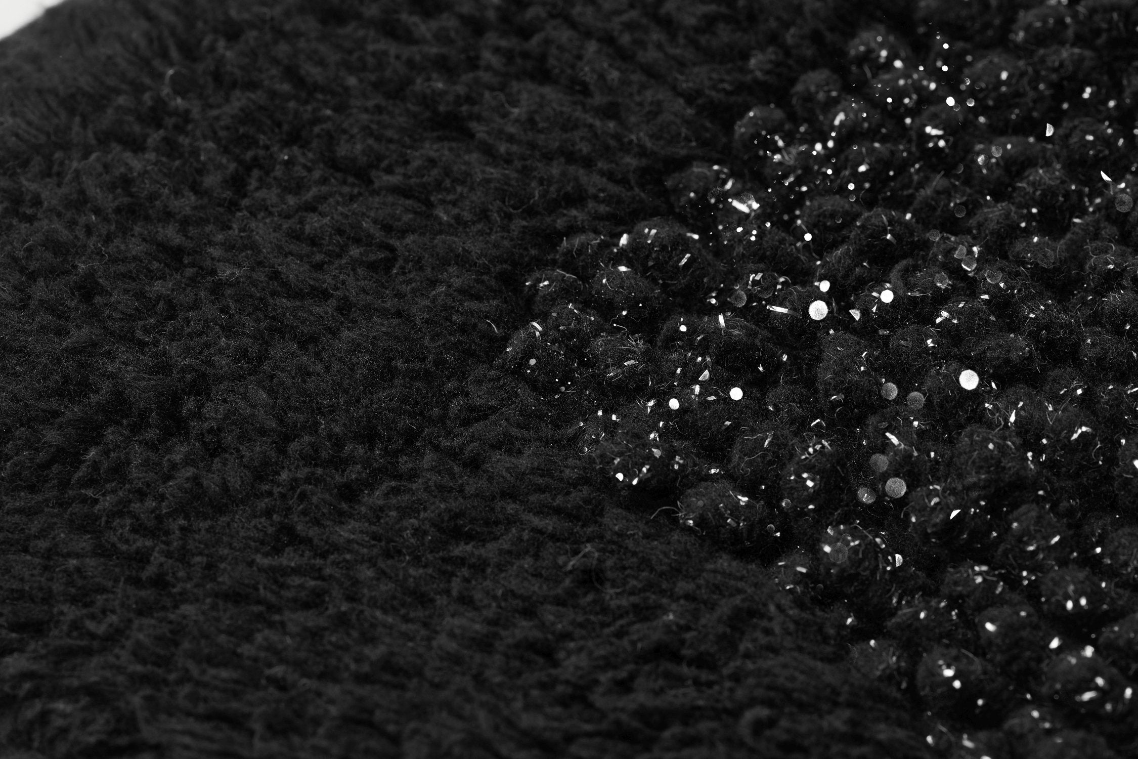 Brillare Bath Mat and Pedestal Set Black | Kumperi | 2 Piece | 100% Cotton 