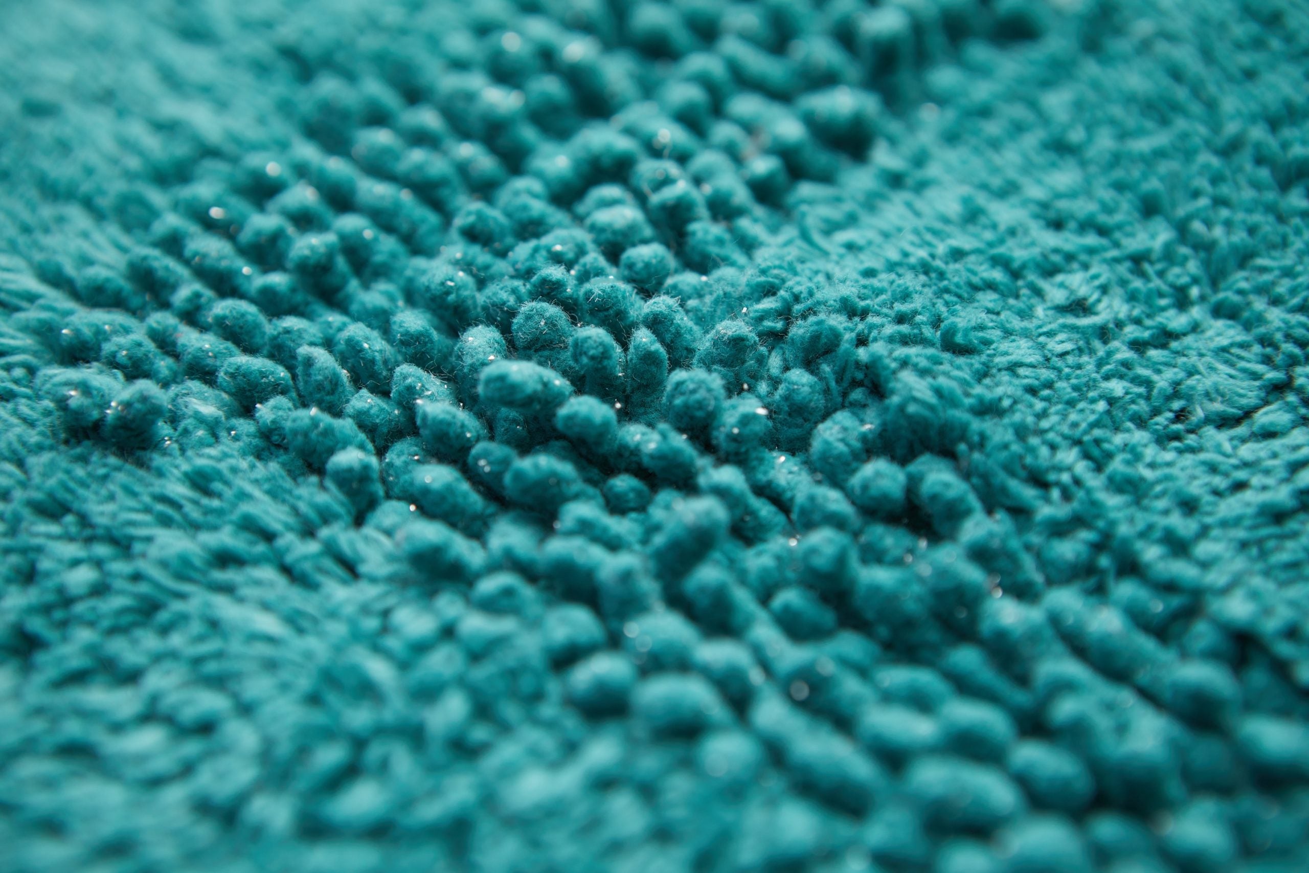 Brillare Bath Mat and Pedestal Set Teal | Kumperi | 2 Piece | 100% Cotton 