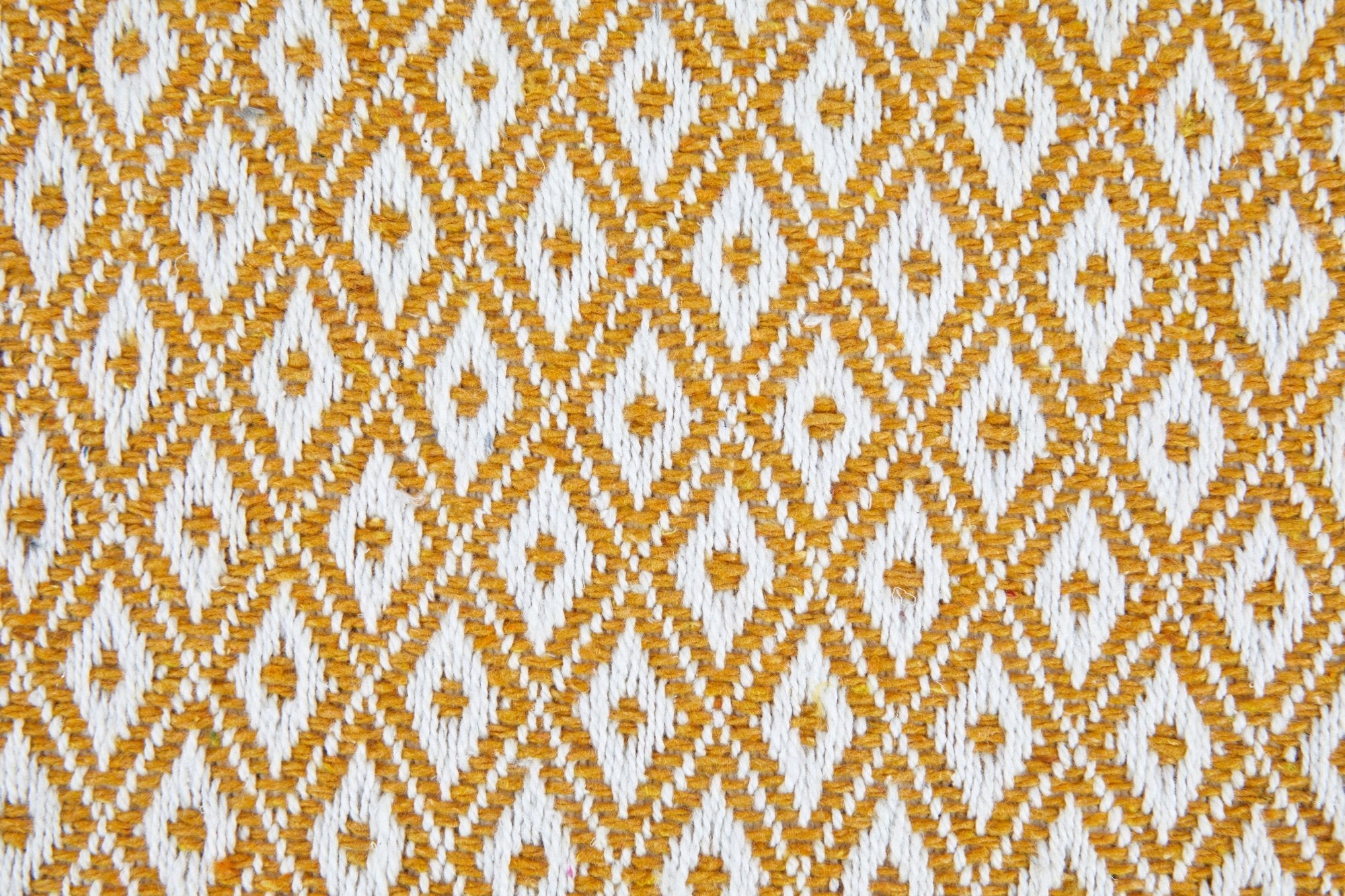 Casablanca Recycled Cotton Cushion Cover |  Ochre | 43x43cm | Kumperi
