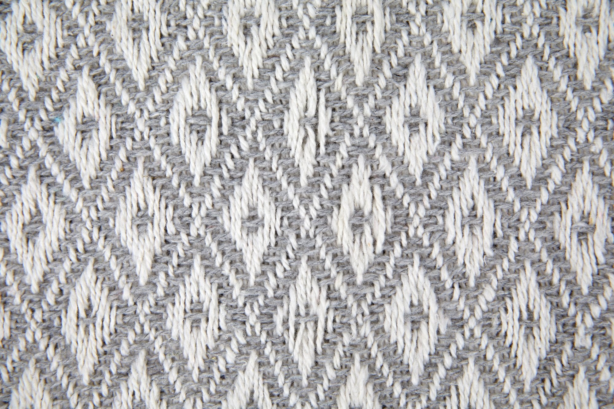 Casablanca Recycled Cotton Cushion Cover |  Silver  | 43x43cm | Kumperi