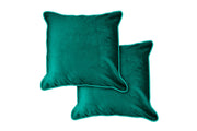 Chelsea Soft Touch Cushion Cover | Emerald Green | 43x43cm | Kumperi