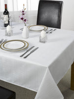 Chequers Tablecloth White | 60x84" | Fine Dining | Kumperi