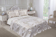 Hathaway Cotswold Luxury Quilted Bedspread Set Natural | Kumperi | Single, Double & King 