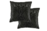 Crushed Velvet Luxury Cushion Cover | Black | 43x43cm | Kumperi