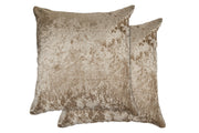 Crushed Velvet Luxury Cushion Cover | Taupe | 43x43cm | Kumperi