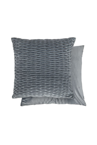Henley Velvet Cushion Cover Grey