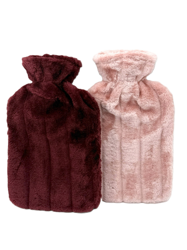Bright & Homely Luxury Faux Fur Hot 2L Water Bottle – Soft, Plush, and Stylish - Kumperi