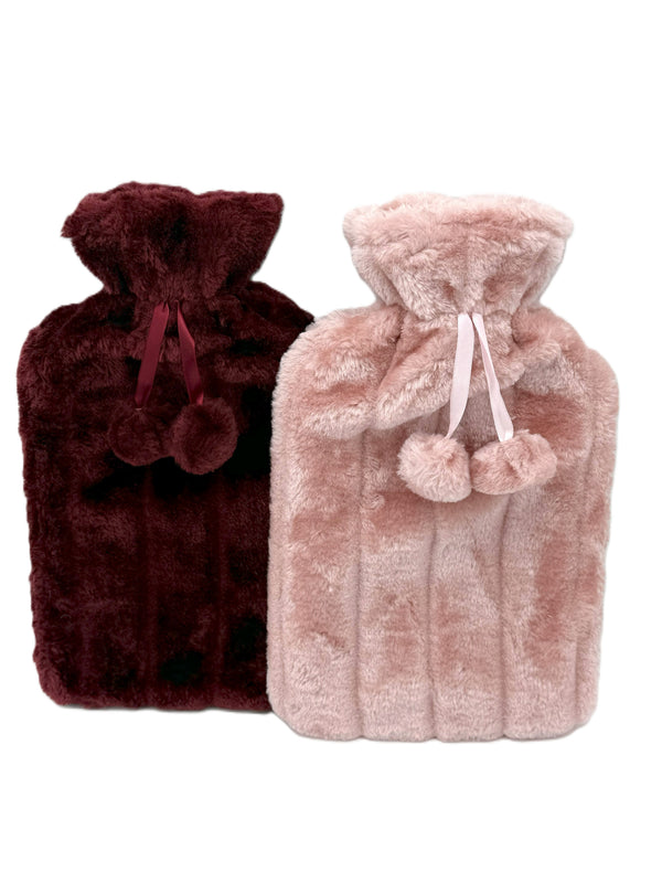 Bright & Homely Luxury Faux Fur Hot 2L Water Bottle – Soft, Plush, and Stylish - Kumperi