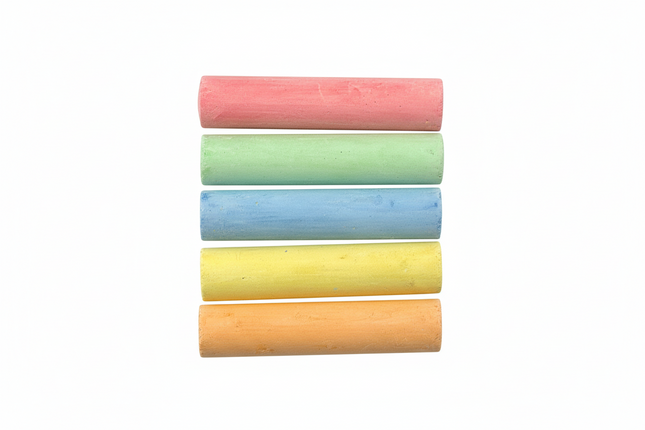 The Box Create Pavement Chalks 5 Pack Kumperi Assorted Colours Outdoor Creative Art Supplies