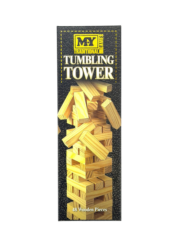 Tumbling Tower Game - Classic Wooden Block Stacking | Kumperi