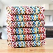 Jazz Kitchen Tea Towels Multi | 6 Pack | 45x65cm | 100% Cotton | Kumperi