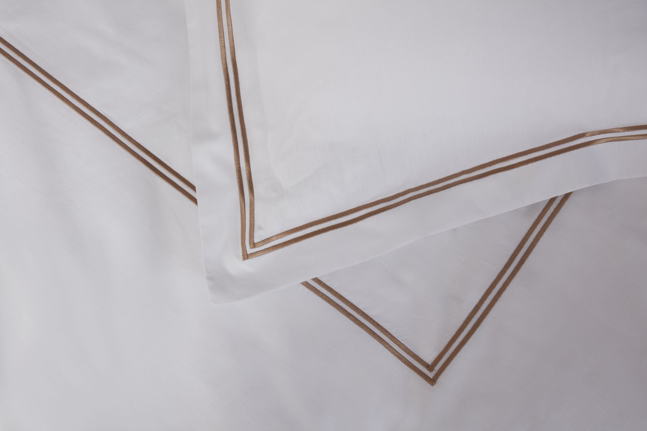 Mayfair Luxury Duvet Cover Set | Taupe | Oxford Pillowcases | King & Double | Kumperi