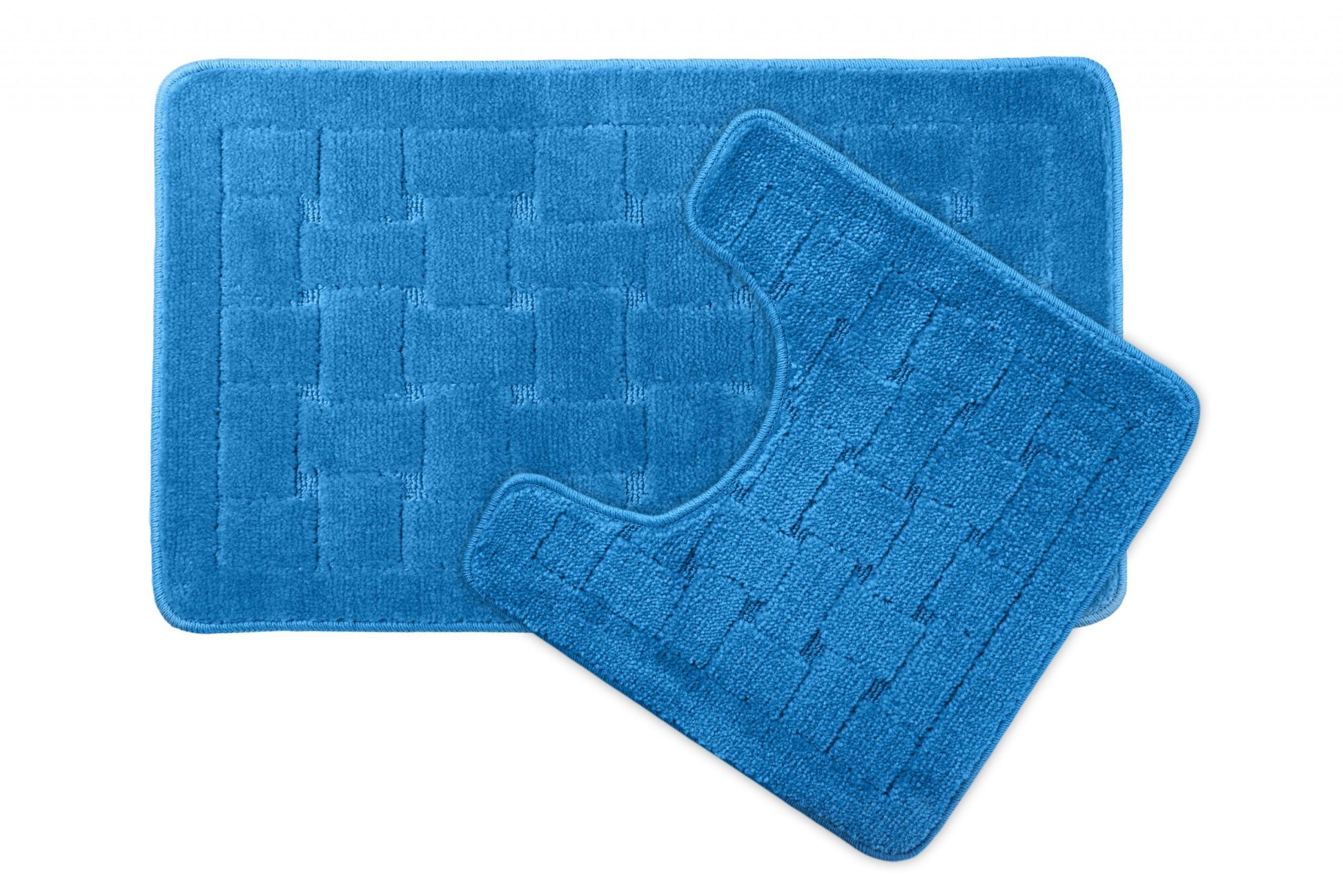 Orkney Super Soft Non Slip Bath Mat and Pedestal Set | Kumperi | 2 Piece | 100% Polypropylene 
