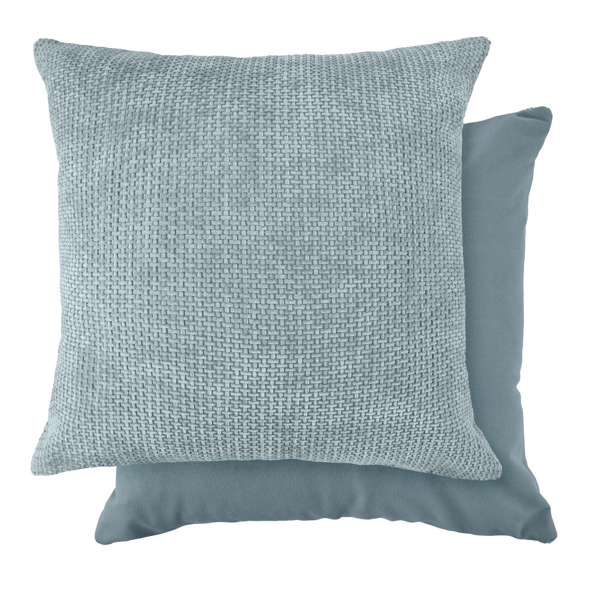 Portland Cushion Cover | Silver | 43x43cm | Woven Texture | Kumperi