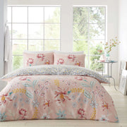 Gaveno Cavailia Stella Paisley Floral King Duvet Cover Set | Blush Pink | Kumperi