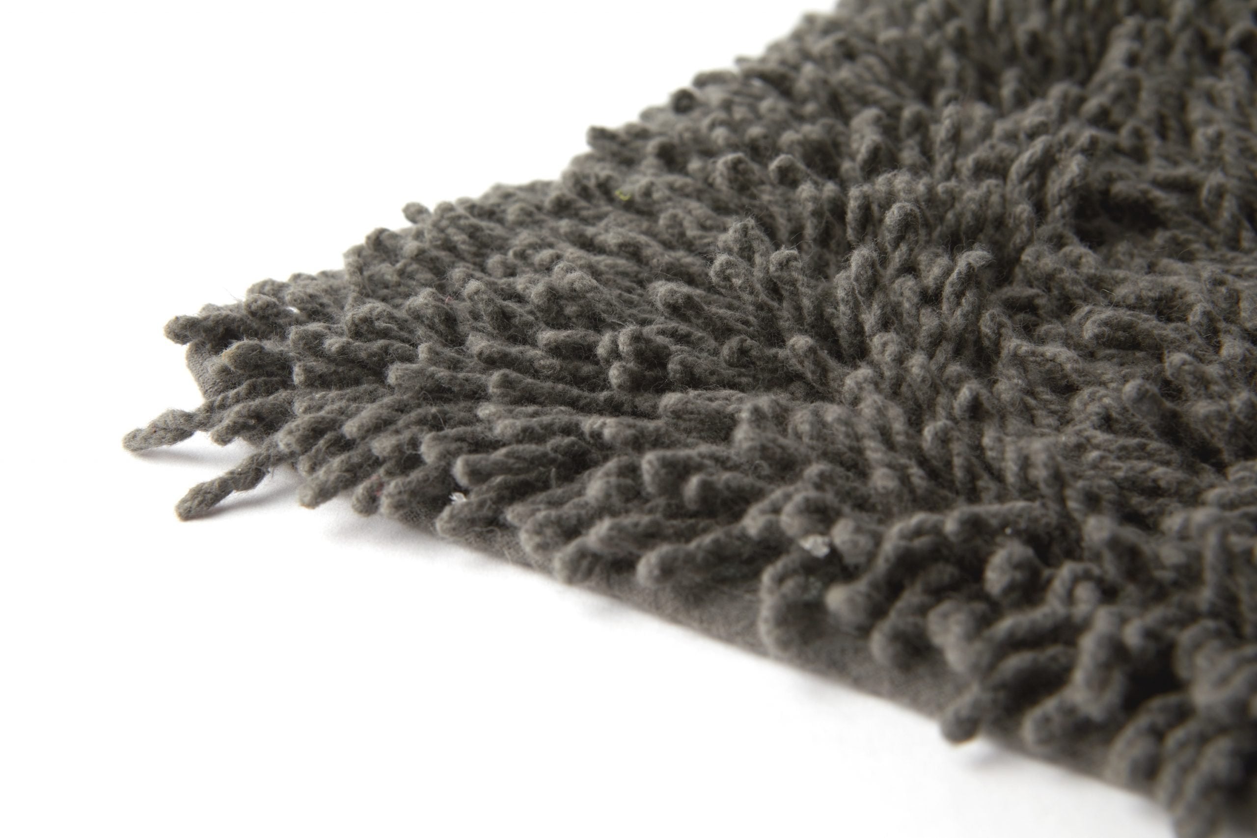 Cotton Loop Twist Bath Mat and Pedestal Set Charcoal | Kumperi | 2 Piece | 100% Cotton 