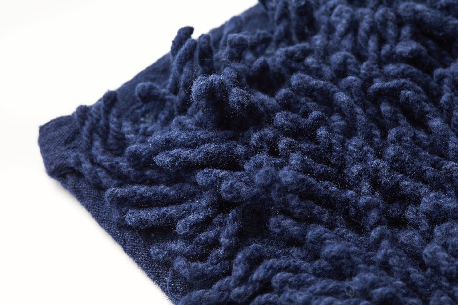 Cotton Loop Twist Bath Mat and Pedestal Set Navy | Kumperi | 2 Piece | 100% Cotton 