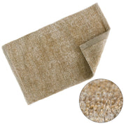 Twinkle Super Soft Bath Mat Beige | Kumperi | 50x80cm | Metallic Shaggy Pile 