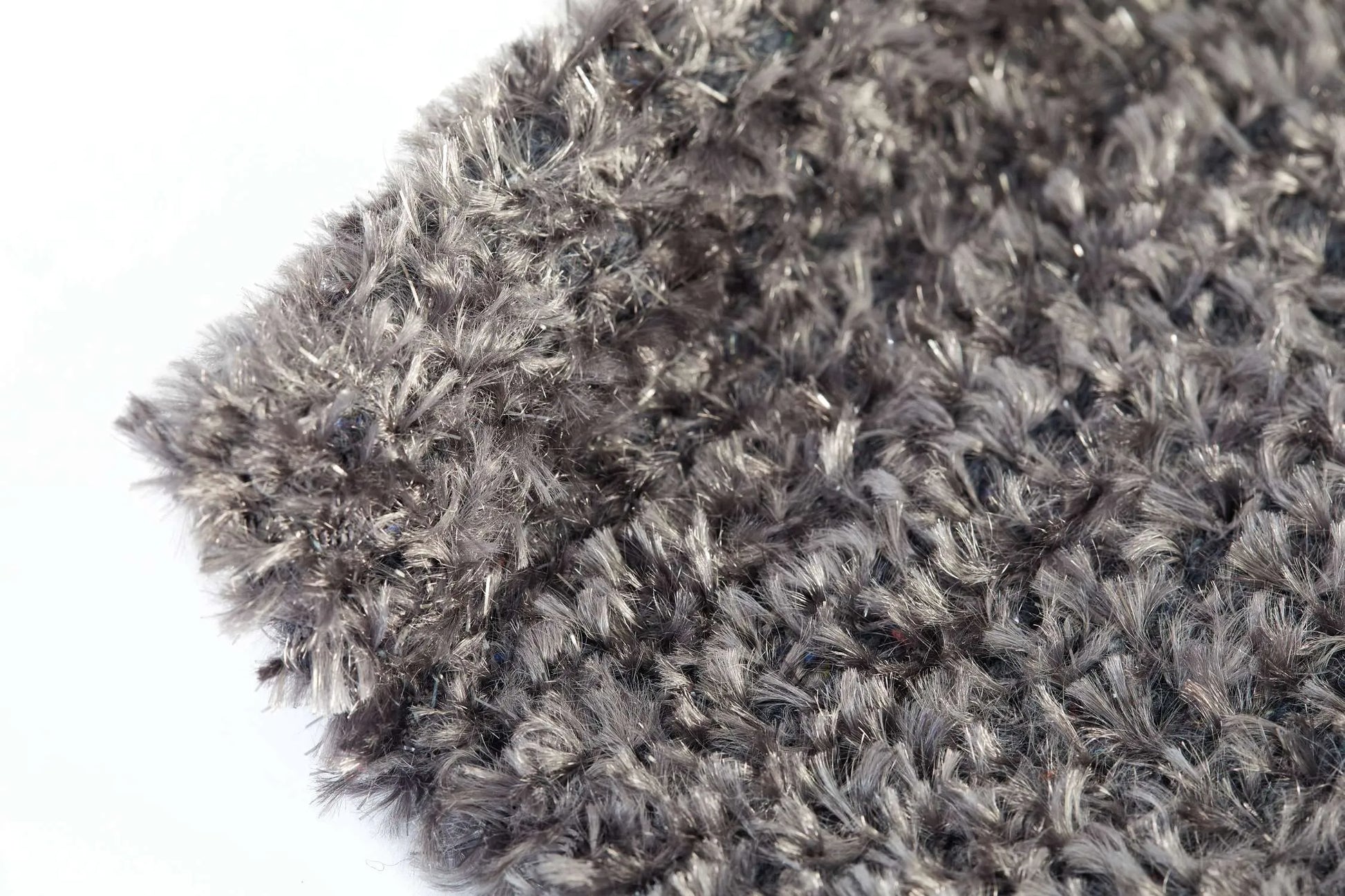 Twinkle Super Soft Bath Mat Charcoal | Kumperi | 50x80cm | Metallic Shaggy Pile 