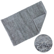 Twinkle Super Soft Bath Mat Silver | Kumperi | 50x80cm | Metallic Shaggy Pile 