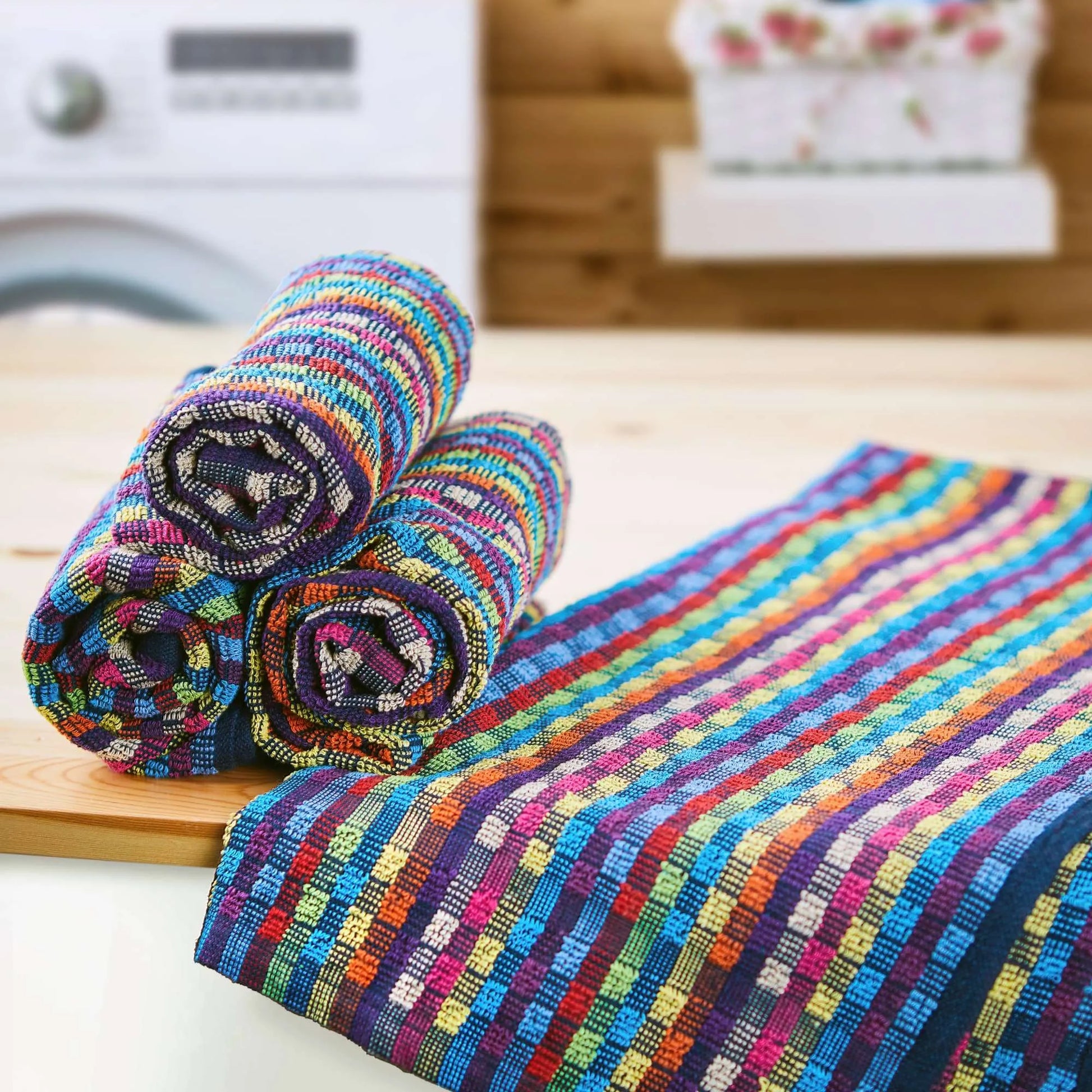Lifestyle Collection Terry Utility Towel Multi 4 Pack