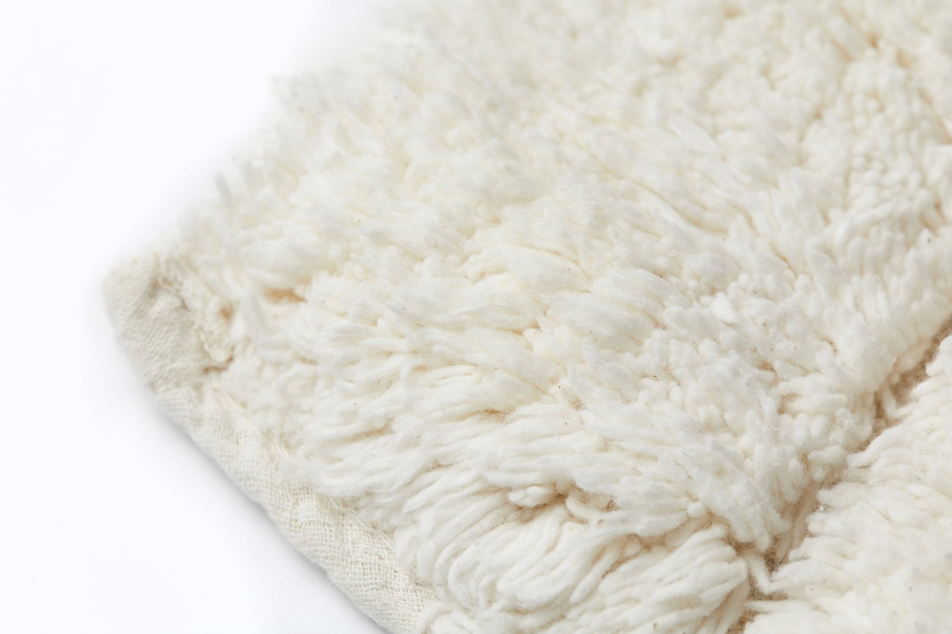 Waves Bath Mat and Pedestal Set Cream | Kumperi | 2 Piece | 100% Cotton 