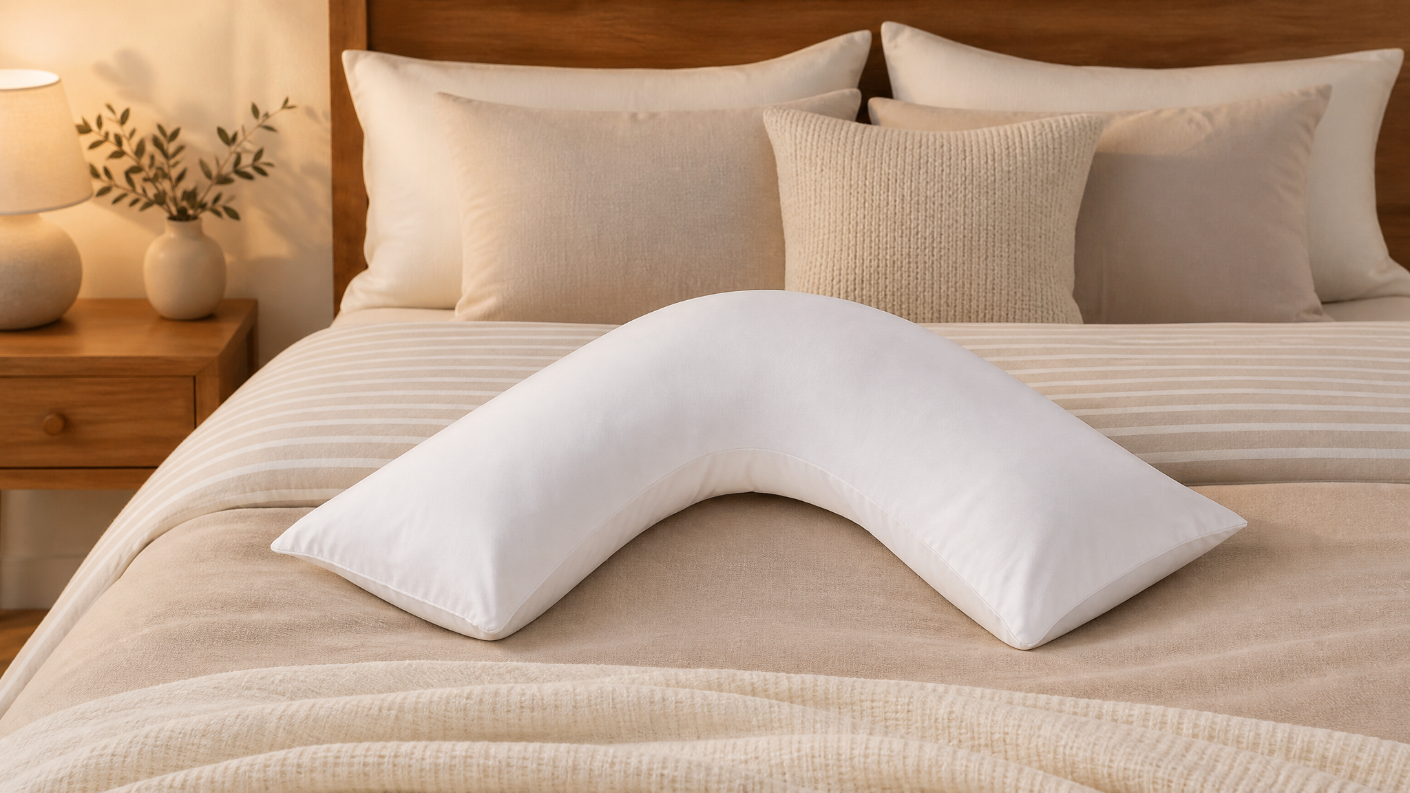 V-Shaped Pillowcases