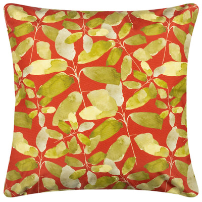 Brick Leaf Print Outdoor Cushion