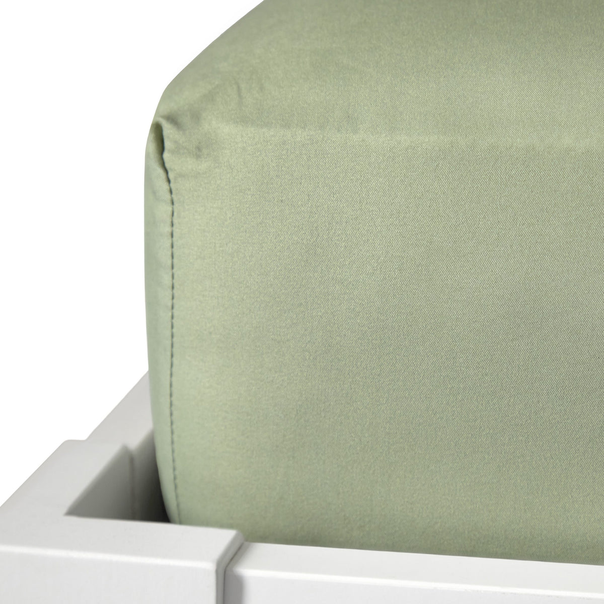 Olive soft touch non-iron king fitted sheet easy care quick dry machine washable