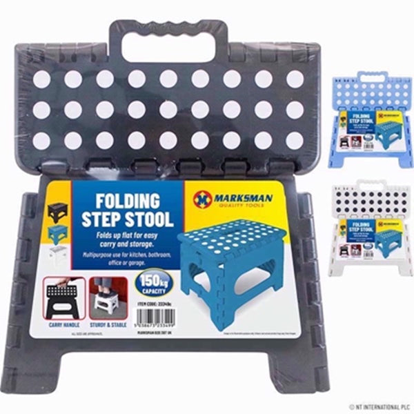 Marksman Folding Stool 29x22x22cm - Portable Compact Seating - Kumperi