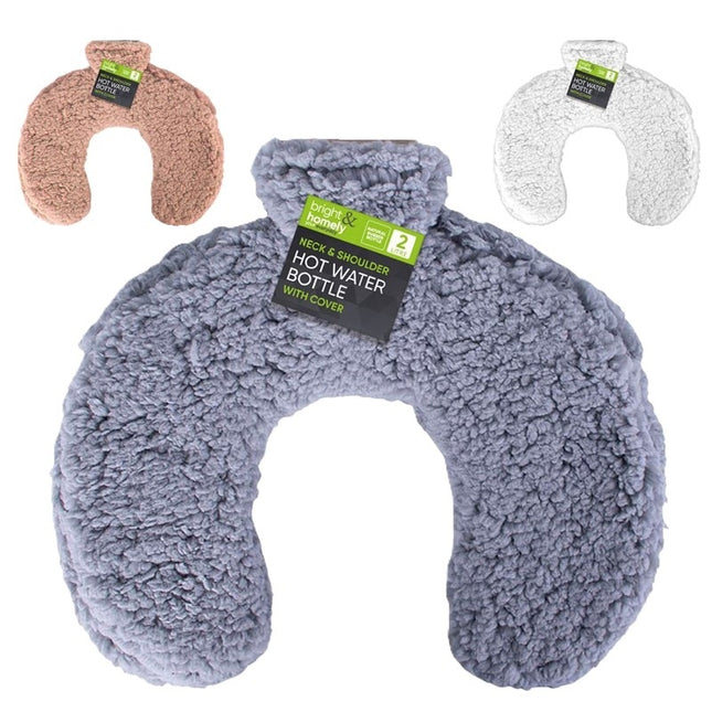 Bright & Homely Soft Fleece Hot Water Bottle | Cosy & Durable - Kumperi