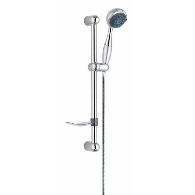 Blue Canyon Hugo Shower Kit Handset Riser Rail Stainless Steel 5 Function - Kumperi