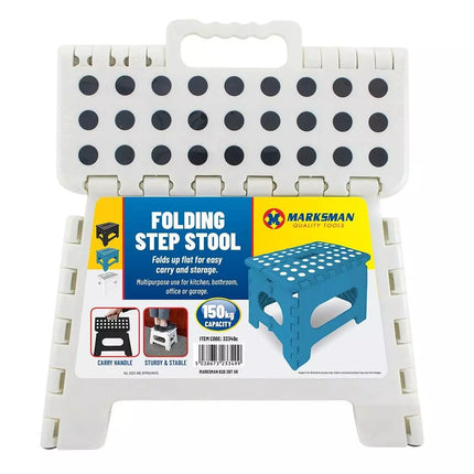 Marksman Folding Stool 29x22x22cm - Portable Compact Seating - Kumperi