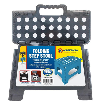 Marksman Folding Stool 29x22x22cm - Portable Compact Seating - Kumperi